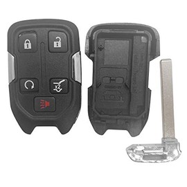 AutoKeyMax Replacement for 2017 2018 2019 2020 GMC Acadia Terrain Remote Key Fob Shell Case Cover Only 5 Button HYQ1AA (1)