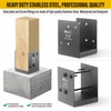 Brukid Stainless Steel 6 x 6 (Actual: 5.5 x 5.5)