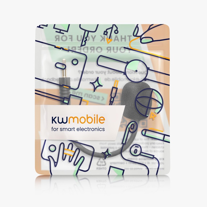 kwmobile Microphone Compatible with Havit H2002D - Replacement Mic for