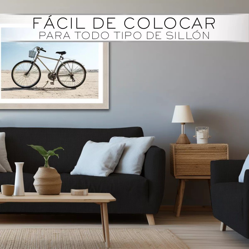 Nube Cubre Sala Protector Stretch Fit Ajustable Elástico 3 Piezas