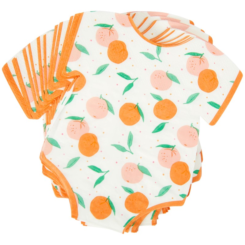 C.R. Gibson TW7-25640DC Little Cutie Onesie Die Cut Disposable Paper