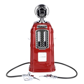 1000cc Double Guns Liquor Pump Gas Station Beer Dispenser Alcohol Liquid Soft Drink Beverage Dispenser Machine Bar Butler Tools (Red)