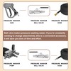 POWER TOWN Ball Valve Pressure Washer, 3/8 Inch Quick Connect