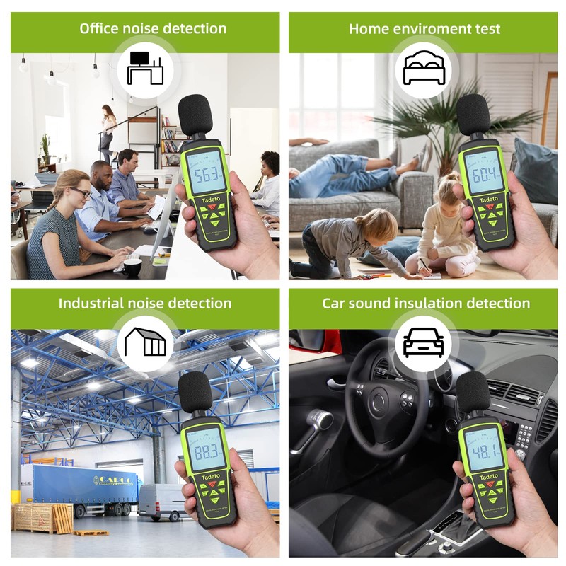 Decibel Meter, Tadeto Digital Sound Level Meter Portable SPL Meter