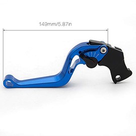 ATV CNC Short Adjustable Brake Clutch Levers for Raptor 250 08-13, Raptor 250R 2011, Raptor 700 08-2020, Raptor 700R 13-2020, YFZ 450 07-09, YFZ 450 12-13, YFZ450R 2009-2020, YFZ450X 2010-2011
