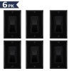 GREENCYCLE 6PK Black Dimmer Light Switch LED CFL 3-Way LED