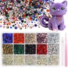 15000Pcs Colorful Flatback Hotfix Rhinestones for Bedazzling, Hotfix Gems