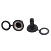 sourcing map 10 Pieces 12 mm Thread Waterproof Toggle Switch