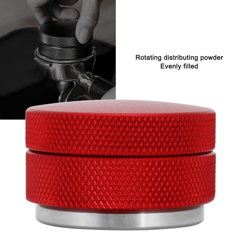 Stainless Steel Coffee Distributor Tamper Coffee Powder Press Hammer Height