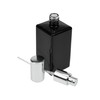 Fantasia Tischzerstäuber, Glas, schwarz-glänzend, für 100 ml, Breite 4 cm,