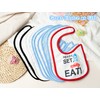 BWkoss 10Pcs Waterproof Baby Bibs Unisex Newborn Babies Food Bibs