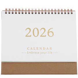 Didiseaon Desk Calendar 2025-2026: Small Desktop Calendar July 2025 to December 2026 Table Stand Up Flip Desk Monthly Planner for Home, Office, School