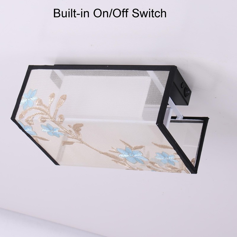 Maichis RV Decorative Fabric Ceiling Light with On&Off Switch, RV