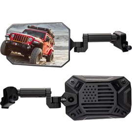 JOYTUTUS Mirrors Doors Off Compatible with 2018-2023 Wrangler JL/JLU & Gladiator JT, JL Side Mirrors with Ball Adapter, Wider View No Vibrate & Wobble (NOT FIT 2024-2026 Wrangler & Gladiator JT)
