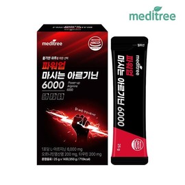 MediTree 메디트리 파워업 마시는 액상 아르기닌 6000 1박스 Meditree Power Up Liquid Arginine 6000 1 Box