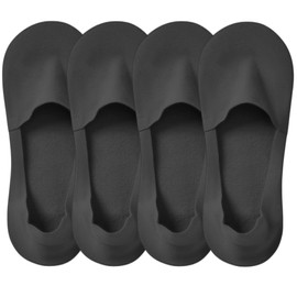 Lomitract Black No Show Socks Womens Non Slip: Ultra Low Cut Footies, Not See Liner, Thin Ice Silk Nylon Invisible Short Rise Sox for Loafer Slip On Dress Shoe, Hidden Noshowsocks with Silicone Grip