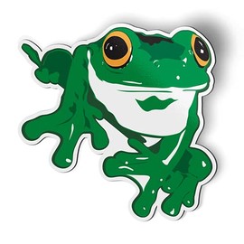 Green Tree Frog - 5" Magnet for Car Locker Refrigerator