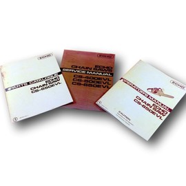 Lot Echo Chainsaw Cs-650Evl Service, Parts, & Operators Manuals Chain Saws