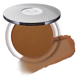 PUR Beauty 4-in-1 Pressed Mineral Makeup Powder Foundation with SPF 15 - Concealer & Finishing Compact Pressed Powder for Face - Buildable Medium to Full Coverage Foundation Powder (Cocoa)