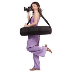 Tripod Bag 28in Case Foam Padded1680D Nylon Adjustable Shoulder Strap, 70cm x 20cm Large Sturdy Storage Bag for Photography Equipment Monopod Light Stand