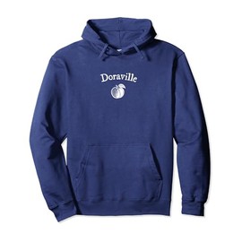 Doraville Peach Minimal Art Vintage Inspired Pullover Hoodie