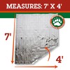 Grizzly Gear Emergency Mylar Thermal Blankets (10 Pack) Survival Kit