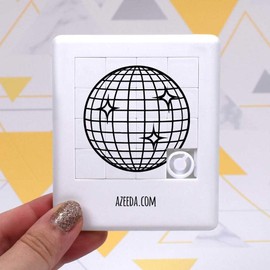 Azeeda 'Disco Ball' Sliding Puzzle (PZ00039073)