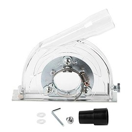 Omabeta Dust Shroud for Angle Grinder B-110A Professional Dust Grinding Cutting Cover Shroud Angle Grinder & 3"/4"/5" Saw Blades Transparent Window