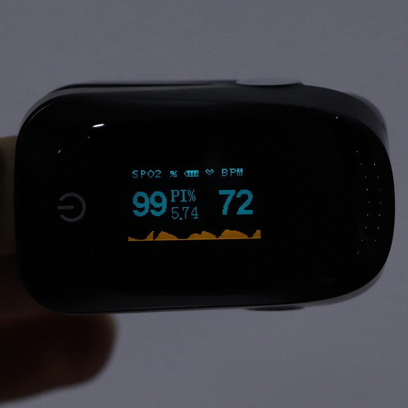 Fingertip Pulse Oximeter Blood Oxygen Saturation Pulse Rate Monitor Detector