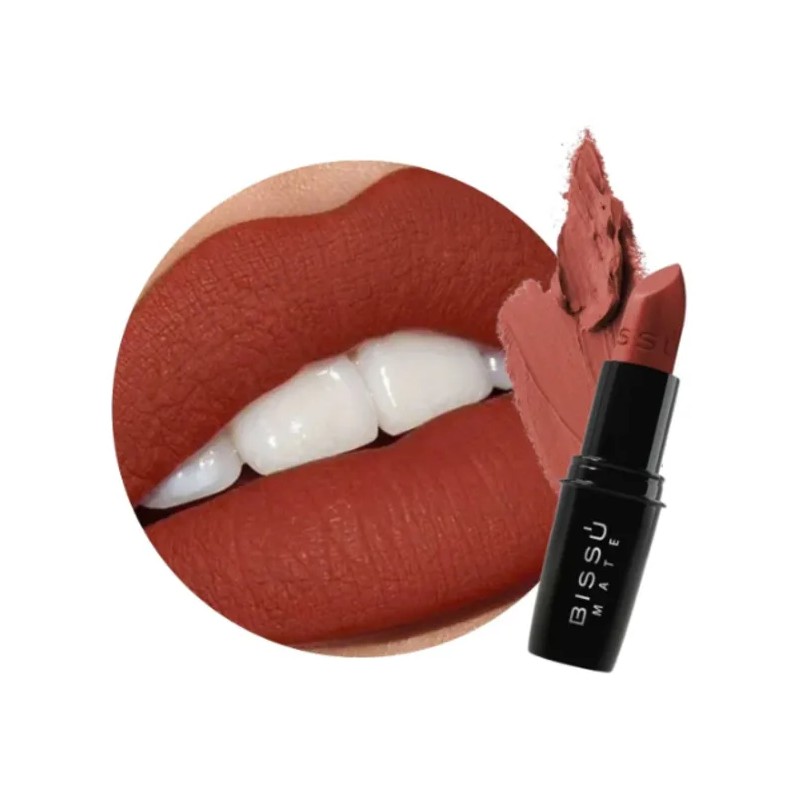 Set Labiales Mate Bissu (kit 9 Piezas Tonos Nude)