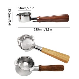 54mm Stainless Steel Portafilter with Filter Basket for Breville Espresso 870/875/878/880