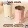 Self Stirring Mug,IPX6 Waterproof Electric Magnetic Mixing Cup 350ml Stainless