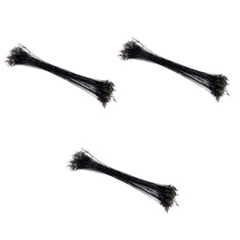 Sosoport 3sets Sturdy Stainless Steel Fishing Line for Lure Leader with Anti-snap and Swivel Feature 20pcs*3