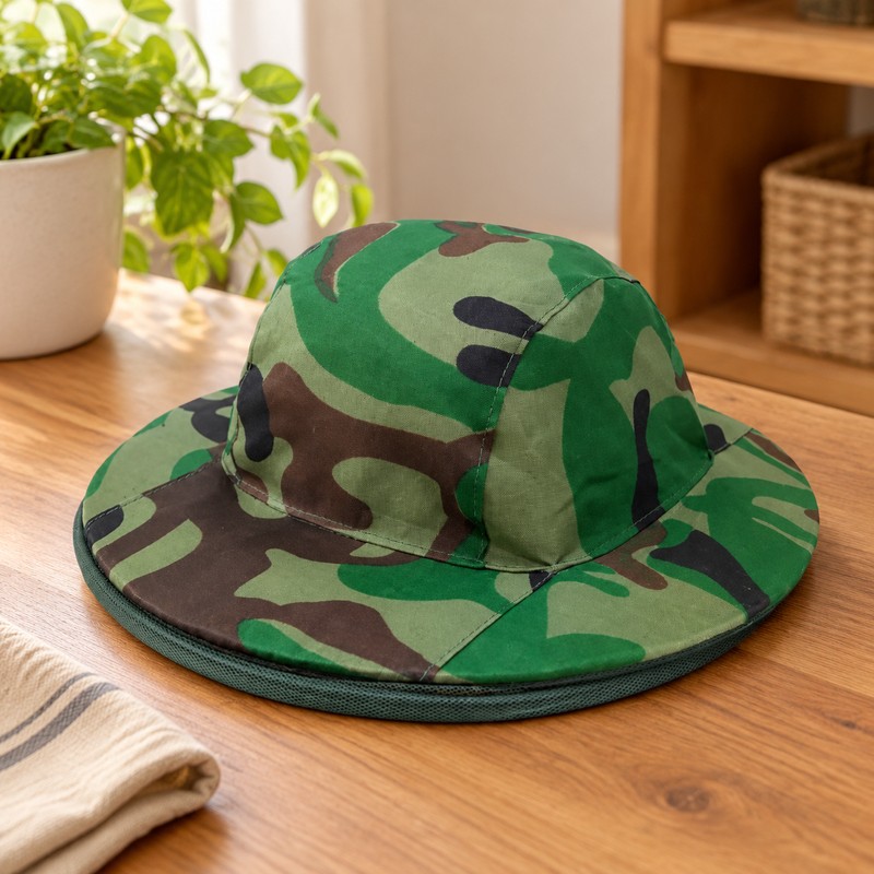 Protective Bee Hat for Beekeeping & Fishing – Insect Mesh
