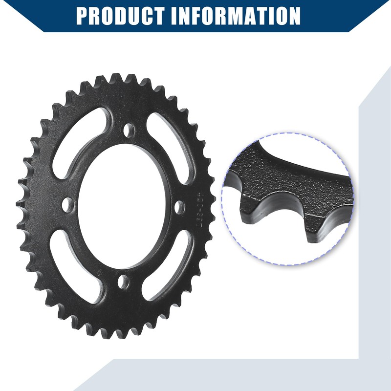 Hihaha 420 Pitch 39 Tooth Motorcycle Chain Sprocket/Rear / 76mm