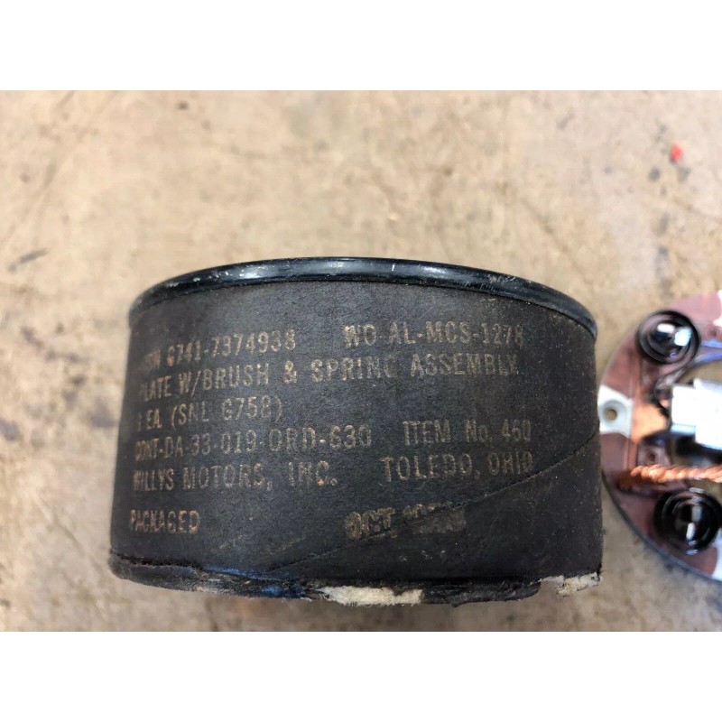 Willys Jeep Dodge M37 M38 M38A1 Starter brush plate with