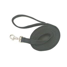 Horse Lunge Line/Large Dog Training Walking Lead Leash 25mm Padded Air Webbing Strong Very Soft Durable (5ft, 1.5 Metres) (Black)