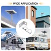 Starlink Mounting Kit, Rustproof Antenna Mast Bracket with Pipe Clamp,
