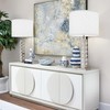 Set of 2 Pure White Linen Drum Lamp Shade 13"