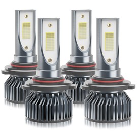 Tahoe headlight Bulbs 2000 2001 2002 2003 2004 2005 2006 Tahoe,H/L bulbs(No fog lights),6000K Halogen Replacement Bulbs Accessories,Plug and Play,No Errors,Pack of 4