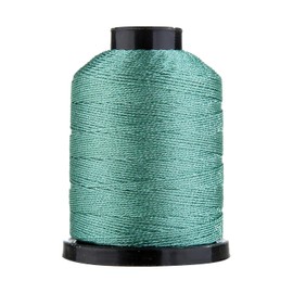 LAIAFTS Premium Metallic Thread 218-Yard Shiny Finish for DIY Projects, Wristbands, Bracelets Crochet Bookbinding (Peppermint Green)