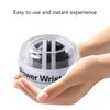 White Wrist Trainer Ball Auto Start Wrist Strengthener Gyroscopic Forearm