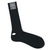 Harrison Egyptian Cotton Wide Rib Socks, Black