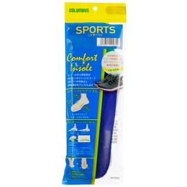 Columbus Comfort Sports Men's Insole, Blue, L