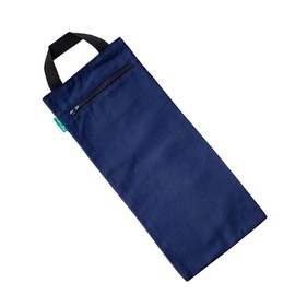 HEALTHANDYOGA(TM Yoga Sand Bags - Double Bag with Inner Waterproof Bag- Prop for Adding Weight and Support (Blue)
