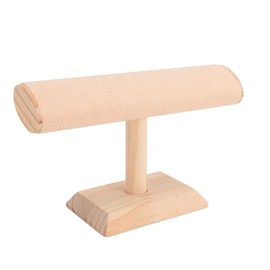 2pcs Bracelet Display Stand Wooden Jewelry Watches Holder Single Layer Bracelet Rack for Bedroom Shop