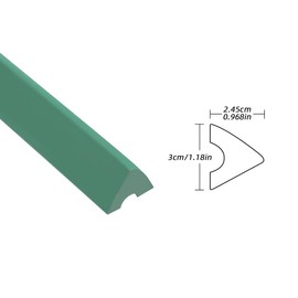 PolyMath Billiard K66 Rubber Buffer Pool Table Rail Cushions (Set of 6) Bumpers Replacement Bumpers Accessories - 7/8/9 Feet and Pool Table Cushion Covers Set of 12-3 mm / 0.12 Inches