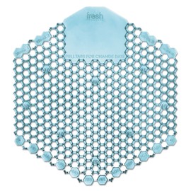 Fresh Products 3WDS60OMIBX Wave 3D Urinal Deodorizer Screen Blue Ocean Mist Fragrance 10 Screens/Box