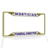Fastasticdeals Metal Insert License Plate Frame Mortician Funeral Director Weatherproof