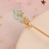 Purple Pretty Chinese Style Retro Hair Stick Hairpin, Women Metal